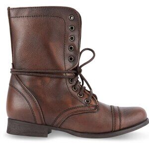 Troopa Brown Leather Boots by Steve Madden, Women's US Size 7